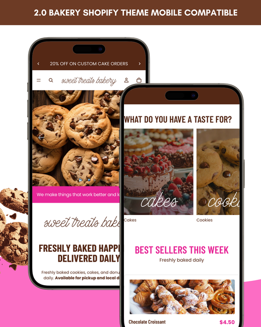 SWEET TREATS - Shopify Theme For Bakeries | ChiDigitalDesigns ™