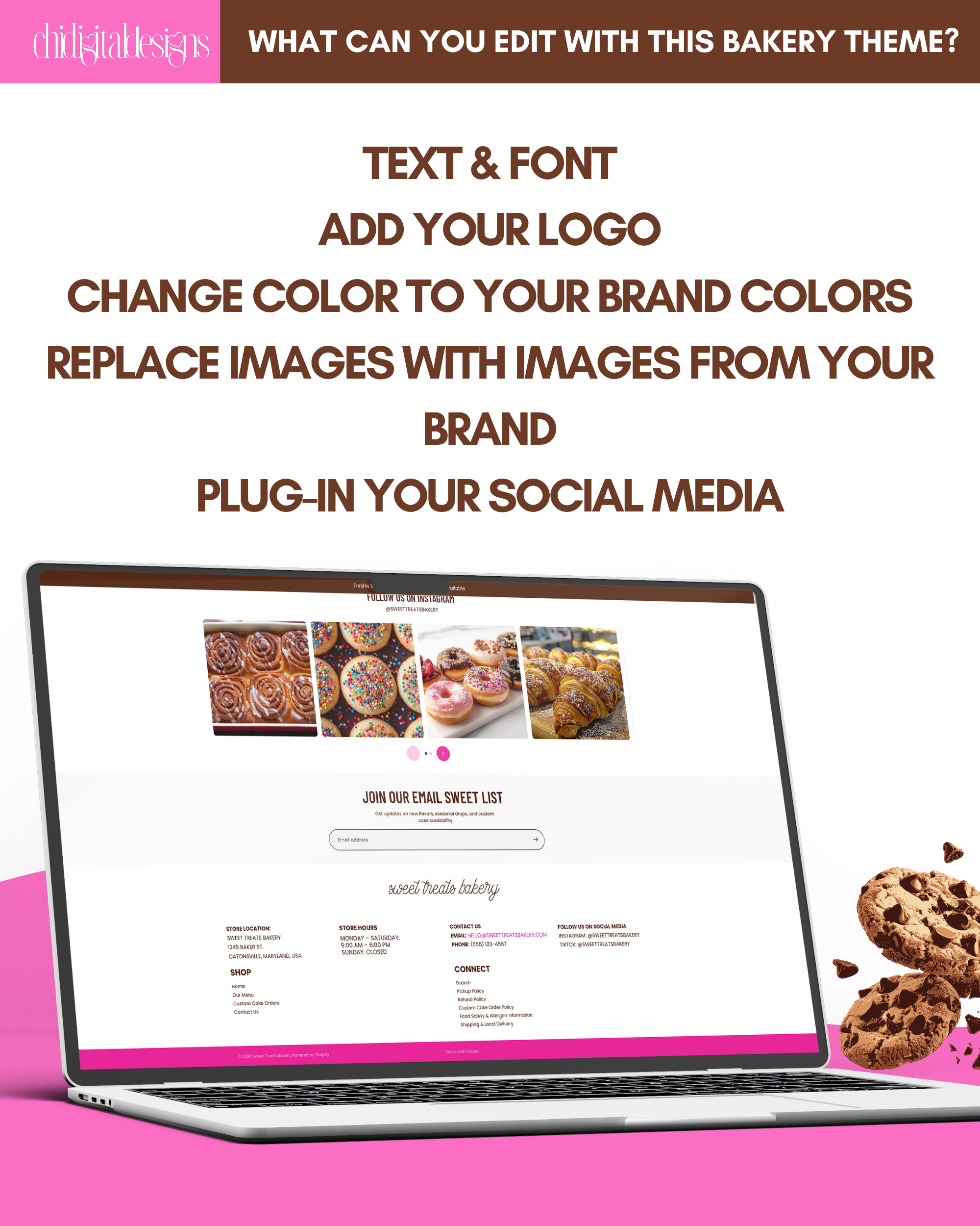 Sweet Treats Bakery - Shopify Theme