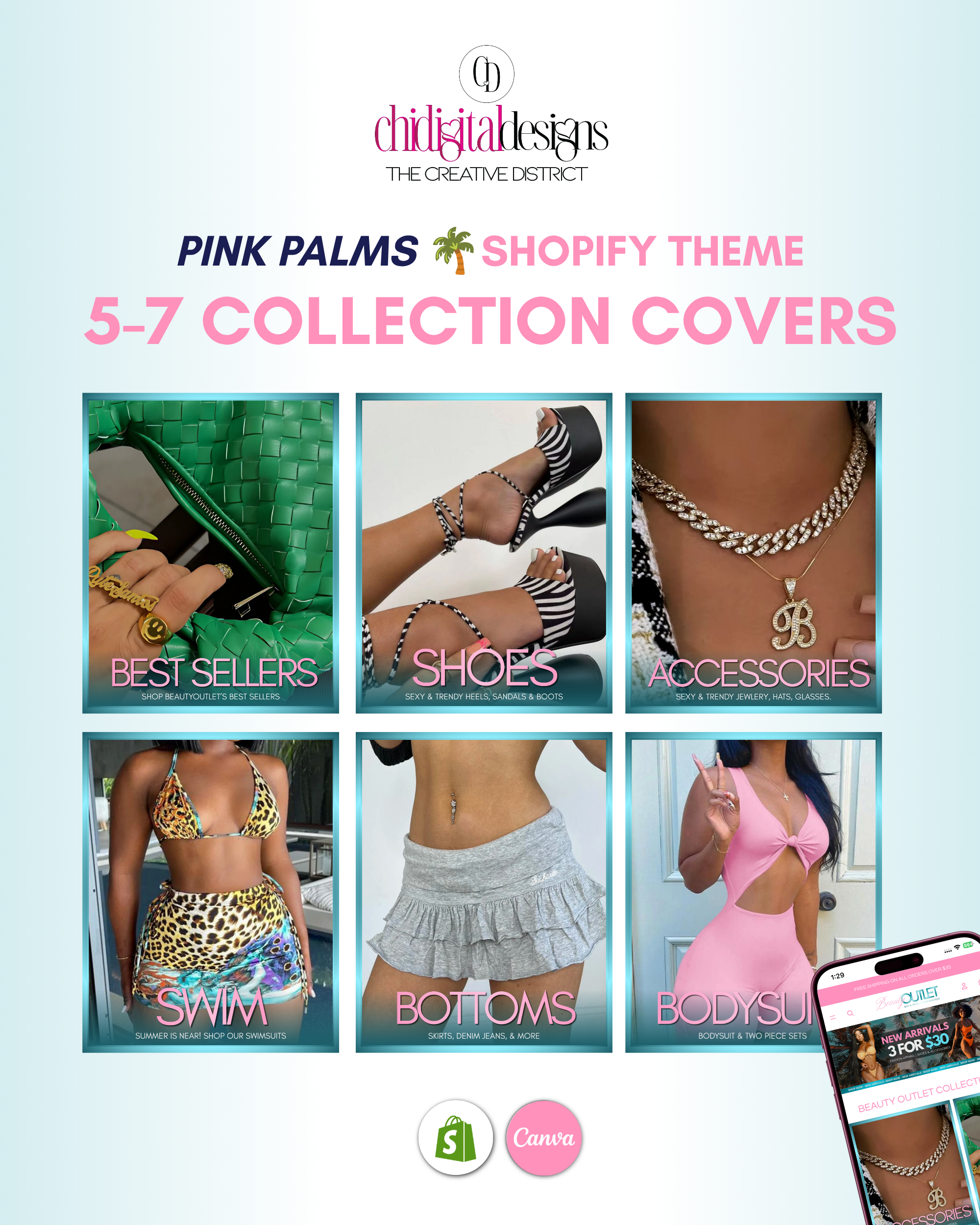 PINKPALMS - 2.0 Shopify Theme for Boutiques