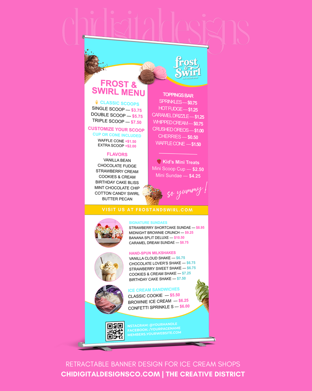 Retractable Banner Design Service