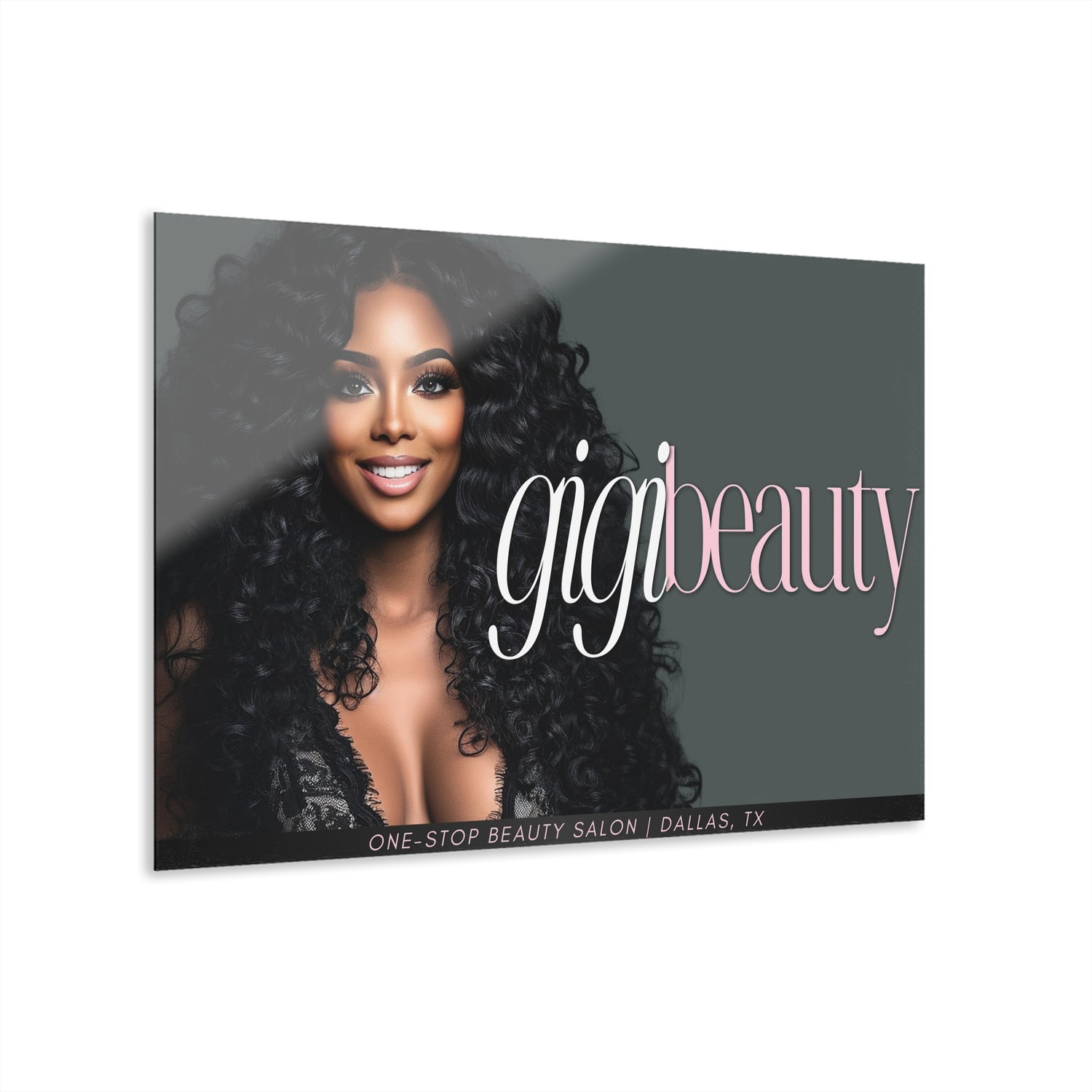 CDD Custom Signature Acrylic Wall Portrait