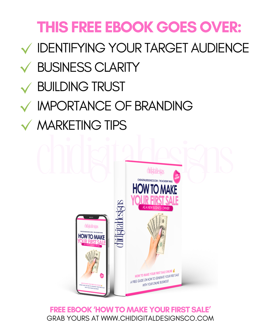 FREE Ebook 'How to Make Your First Sale'