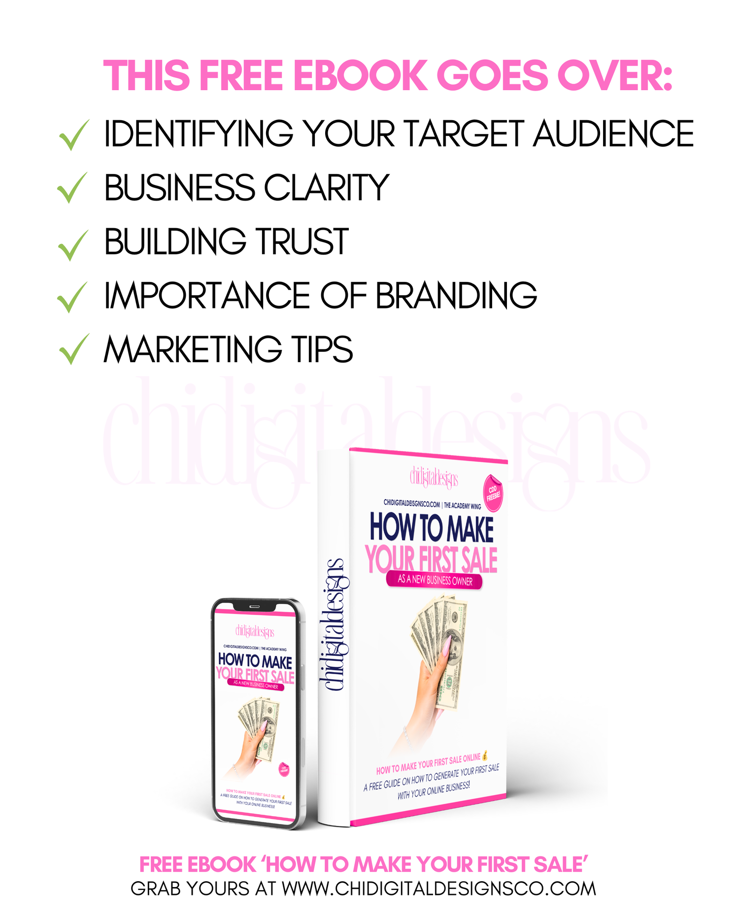 FREE Ebook 'How to Make Your First Sale'