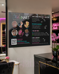 CDD Signature Custom Nail Salon Price List/Menu Service